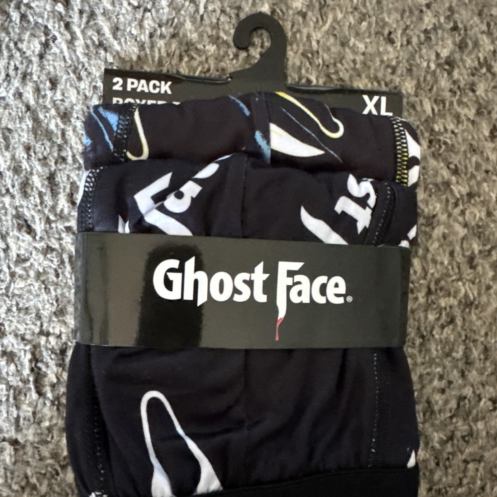 Men's Ghostface 2 Pack Boxer Briefs XL New